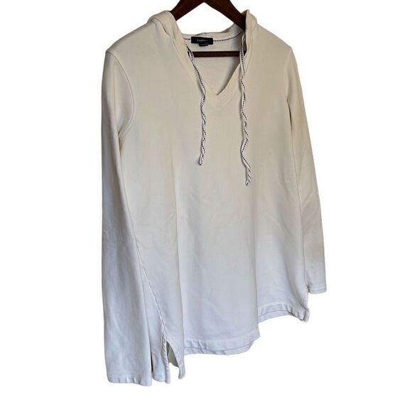 Lands End Cotton Blend Lightweight Hoodie - Picture 2 of 8